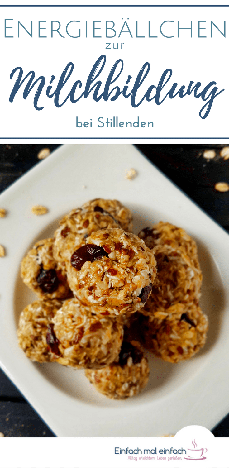 Diese Stillkekse oder Stillkugeln ohne Datteln können ganz einfach ohne Zucker und als Energieriegel zubereitet werden. Bei Stillenden regen sie die Milchbildung und sorgen bei allen für schönes Haar und feste Nägel. Der ideale Snack! #stillen #wochenbett #mama #energy #bars #riegel #gesund #unterwegs #rezepte