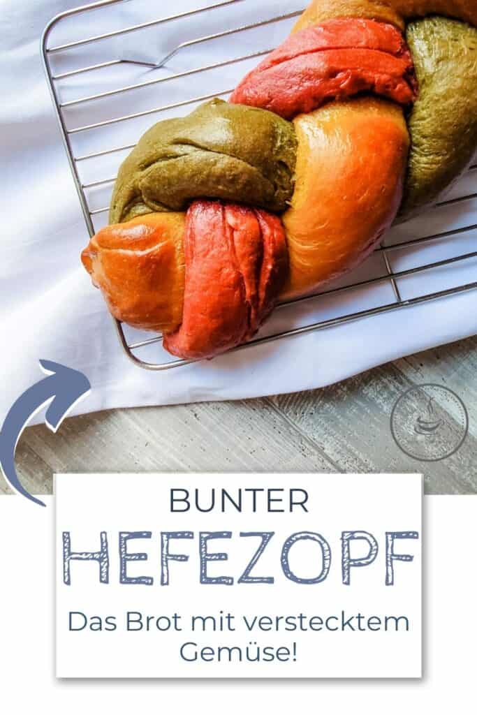 Buntes Hefezopf Brot