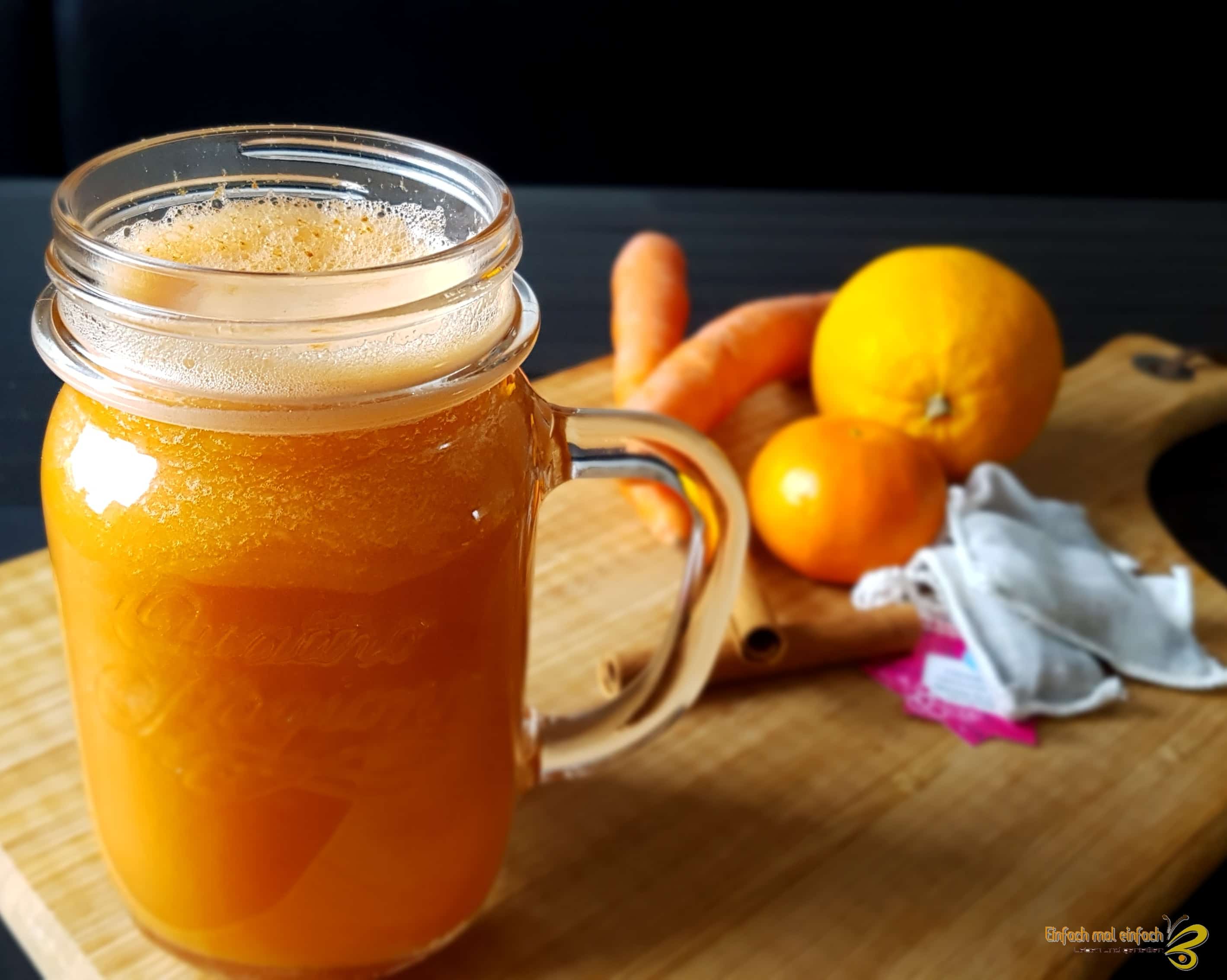 Warmer Tee-Smoothie mit Ingwer und Orange – Einfach mal einfach