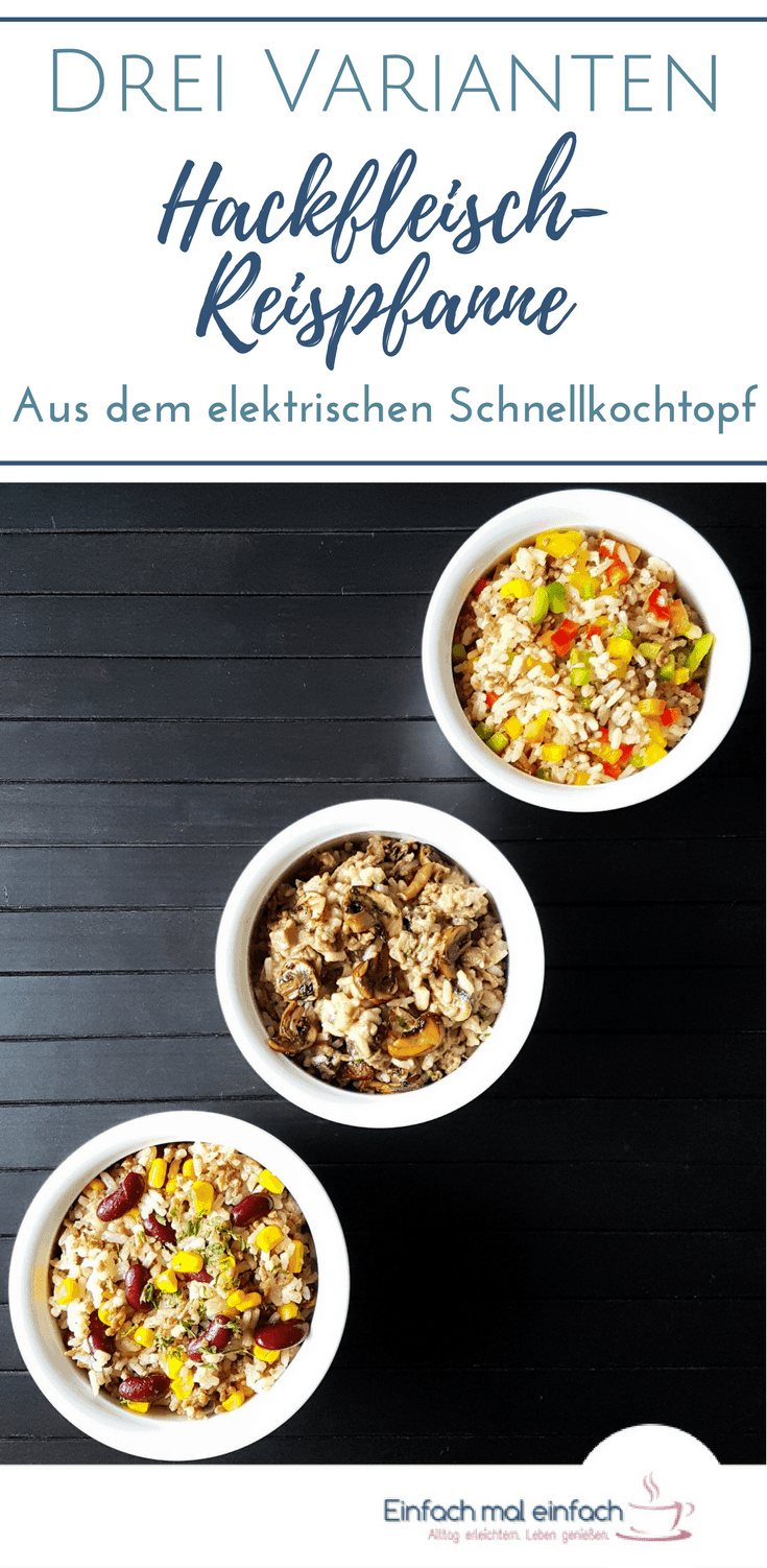 Hackfleisch-Reispfanne in 3 Varianten - Bild 8