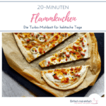 Auch ohne Vorbereitung kannst Du in 20 Minuten einen Flammkuchen aus dem Ofen ziehen. Mit diesem Rezept für einen Flammkuchen Teig ohne Hefe ist das Essen nicht nur schnell fertig, Du hast auch ein Festmahl wie im Elsass auf dem Tisch stehen. Und mit diesen Tricks wird daraus auch eine weiße Pizza.