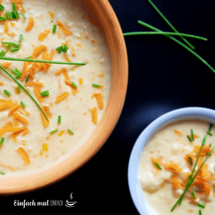 Blumenkohl-Käse Suppe