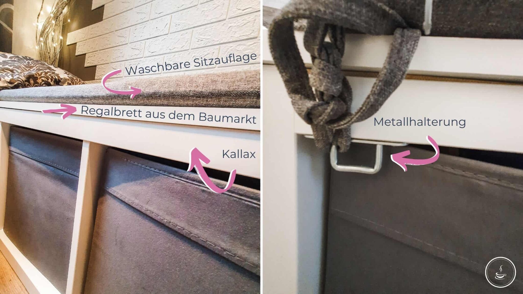 IKEA Eckbank aus 2 Kallax Regalen bauen Einfach mal einfach