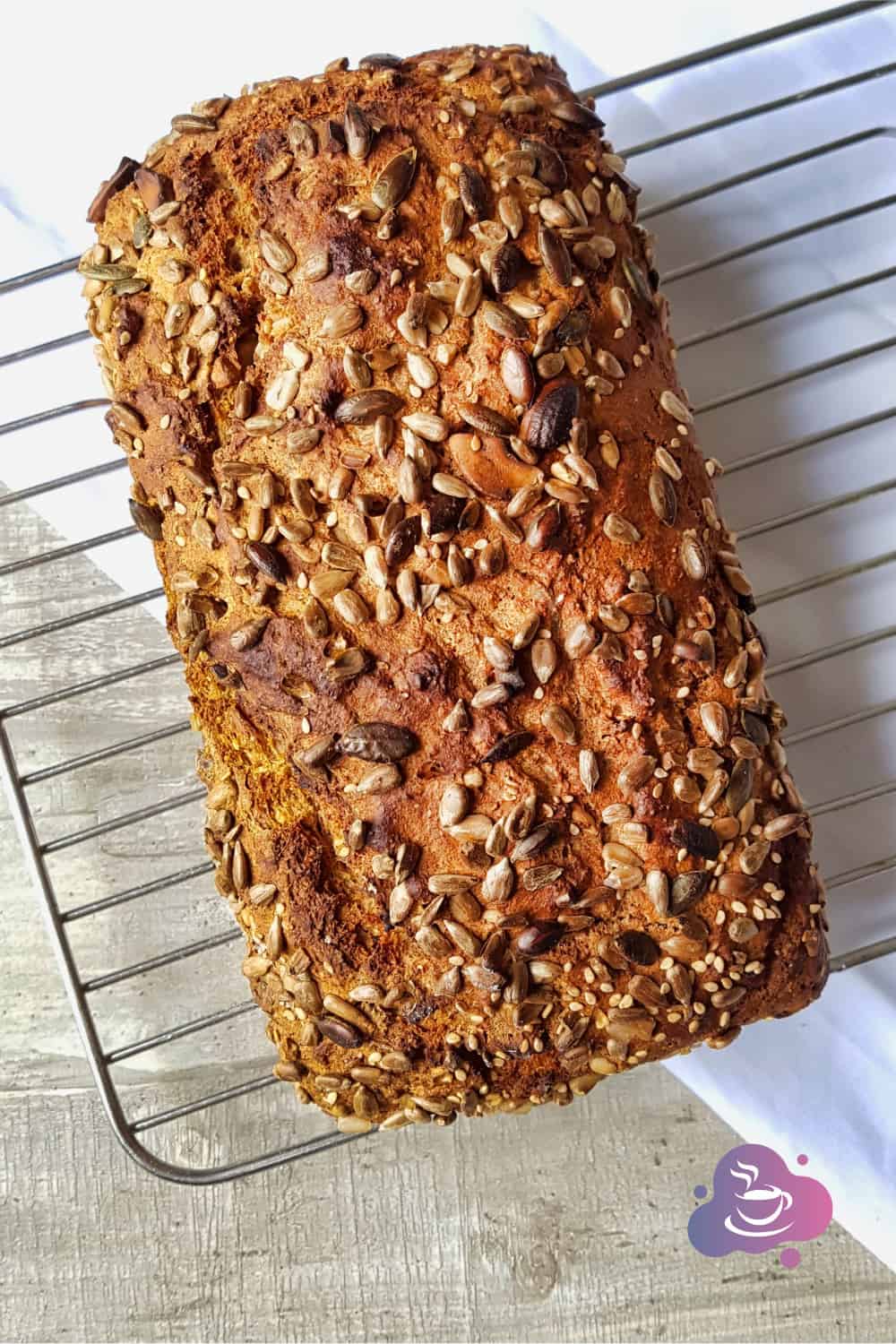 Schnelles Brot ohne Hefe: Vollkorn-Körner-Brot