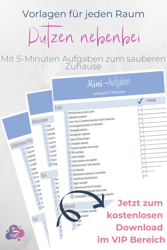 Putzplan für nebenbei (mit 5-Minuten Vorlage) - Bild 3